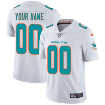 Nike Miami Dolphins Customized White Stitched Vapor Untouchable Limited Men's NFL Jersey
